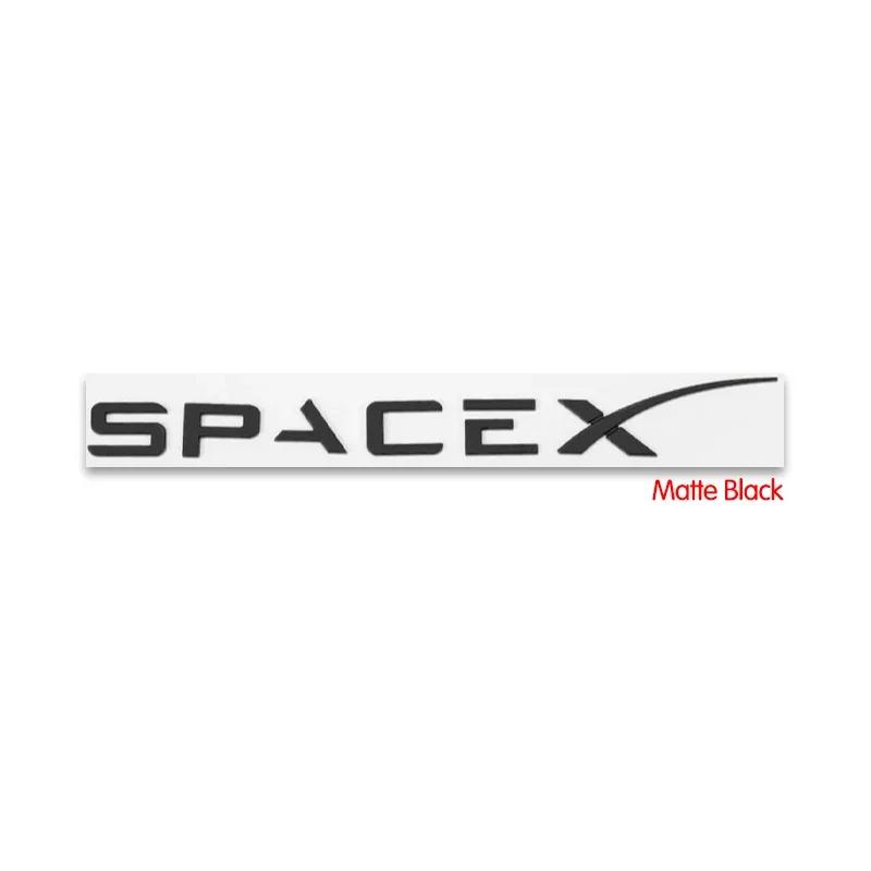 CQPKJ1 For Tesla- Car Front Emblem Rear Trunk Emblem Suitable for Model 3 Mode Y metal logo replacement rear and rear logos blackening