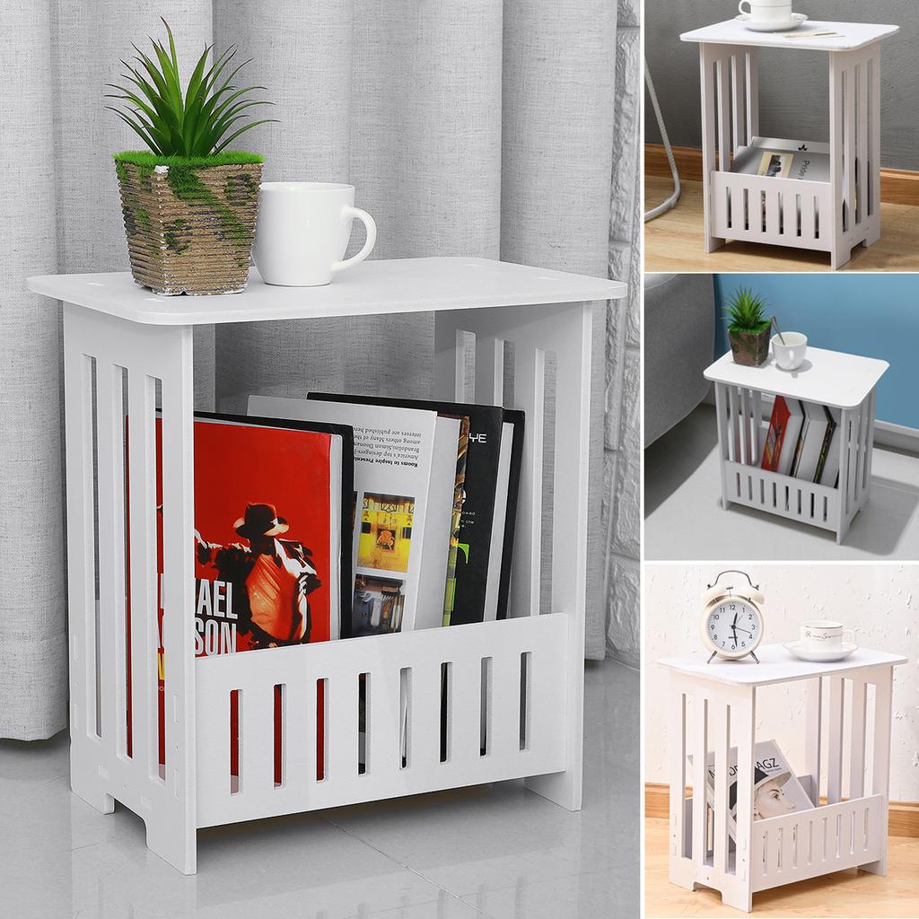 Креативный мини-квадратный журнальный столик из ПВХ, чайный столик, домашняя гостиная, спальня, стеллаж для хранения, прикроватная тумбочка в стиле арт-деко, фруктовый чайный столик