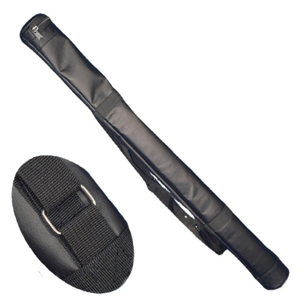 Collapsible Pool Cue Bag Faux Leather Billiard Carrying Case Portable Billiard Cue Bag  Cue Stick