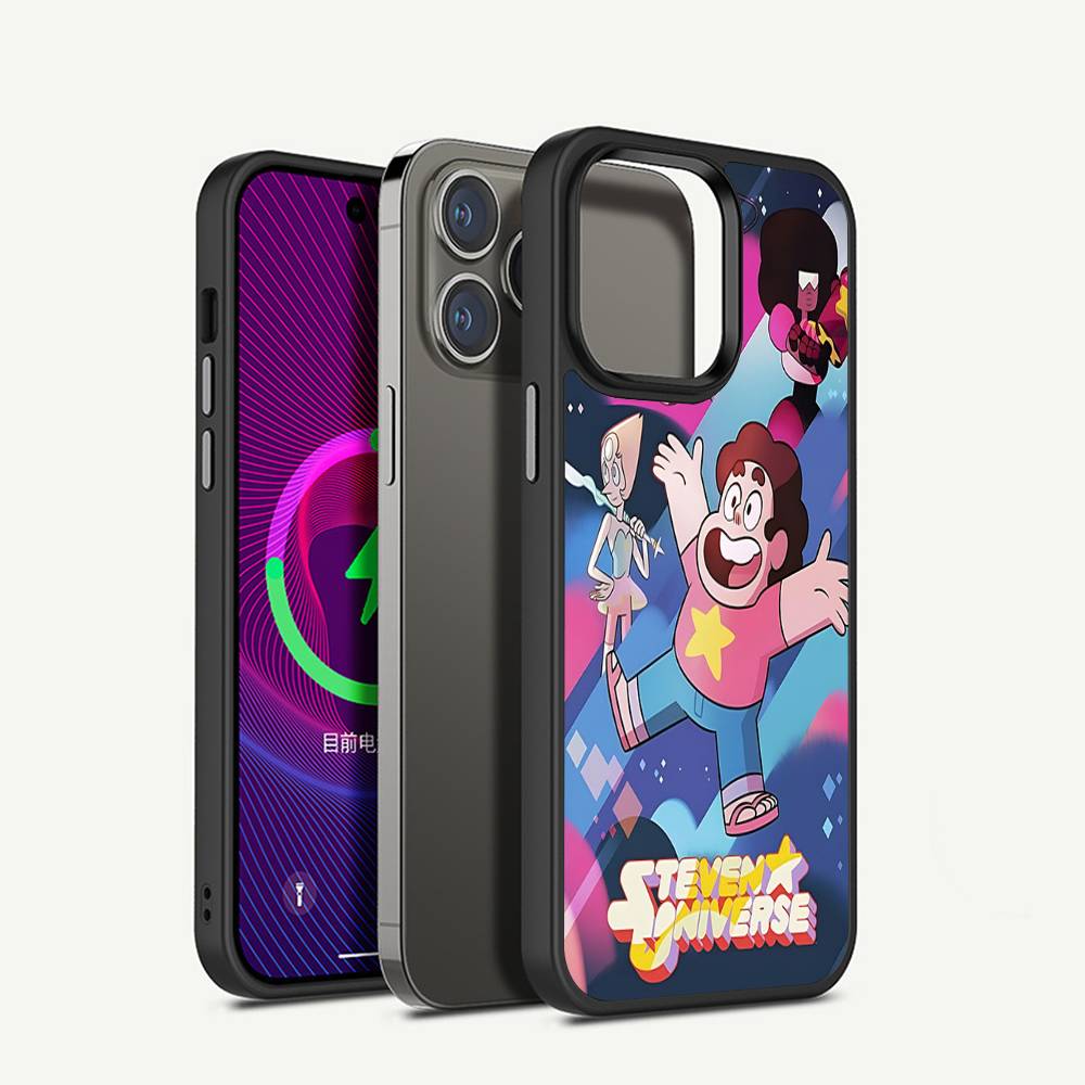 S-Steven U-Universe Cartoon Anime Phone Cover For IPhone 17 16 15 14 13 12 11 Pro Max Mini For Magsafe Magnetic Wireless Charge