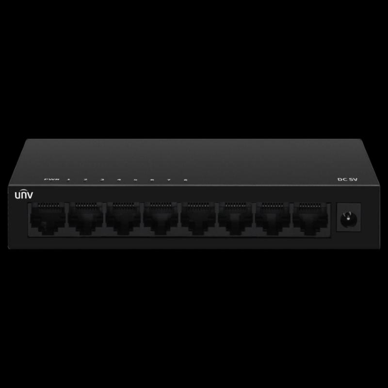 Uniview 8-Port 100Mbps Fast Ethernet Switch NSW2010-8T-DT-V2 CN plug (adapter included)