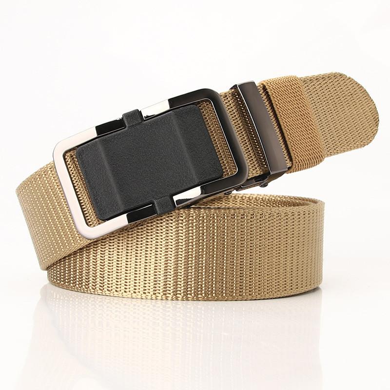 Mens Nylon Tactical Belt With Alloy Buckle For Outdoor Hiking And Casual Wear