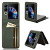 For ZTE Nubia Flip2 5G Case PU Leather+PC Card Holder Mobile Phone Cover