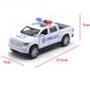 Мини-полицейская машина Ford в масштабе 1/32, Мини-полицейская машина Toyota, модель автомобиля с откатным механизмом Мини-полицейская машина, литая под давлением модель автомобиля, литая под давлением игрушечная машина