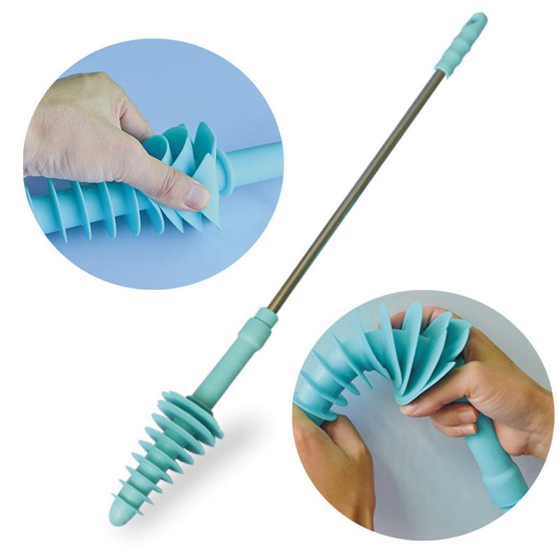 Вантузы для унитазов с длинной ручкой, земснаряд поршневого типа, инструменты для драги для засорения канализационных труб