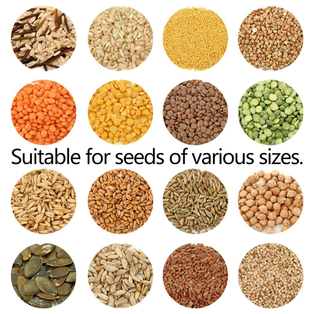 1-10PCS Plant Seed Sower 5 File Adjustable Planter Multifunctional Handheld Gardening Planter Sower Garden Planting Sowing Tool