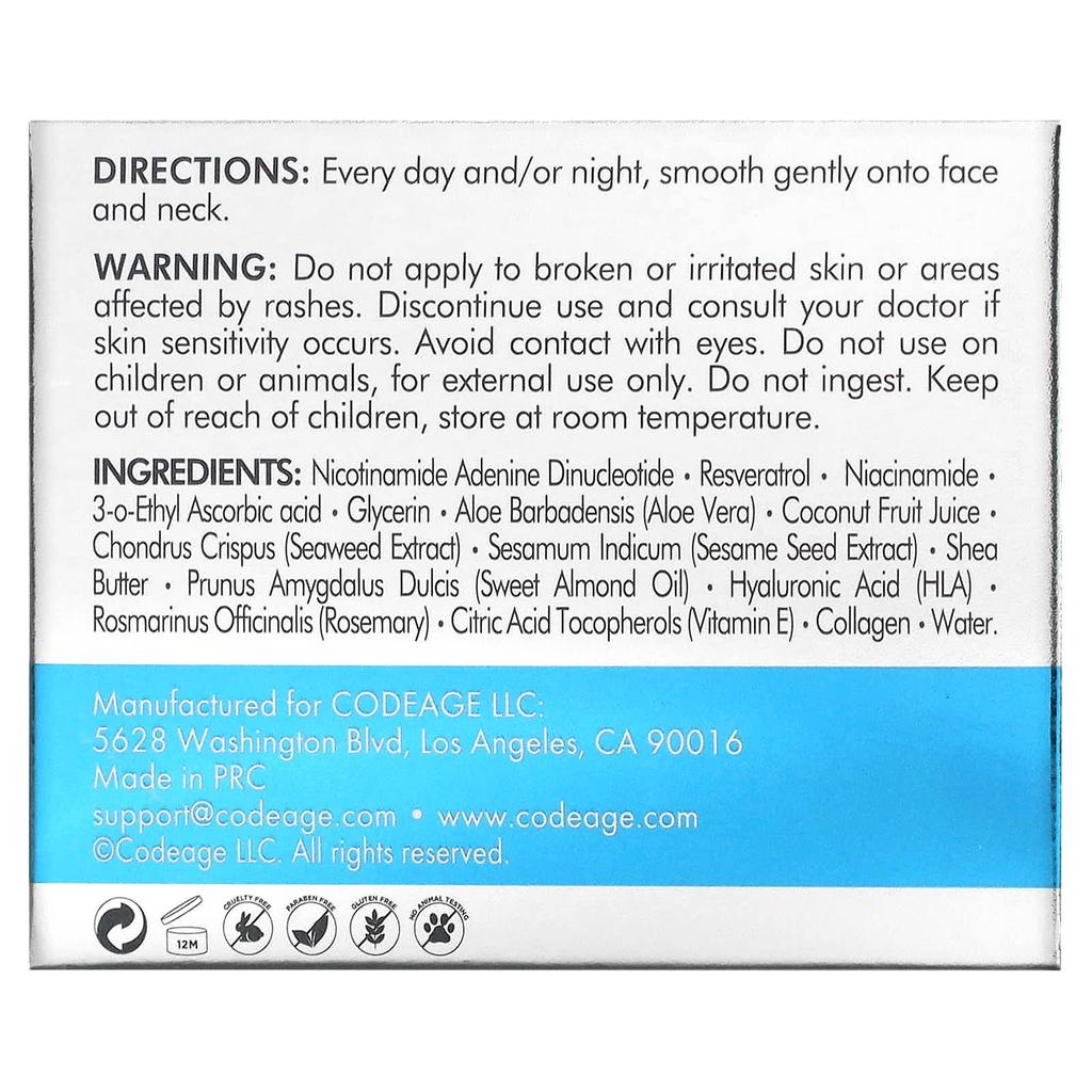 Eternal Platinum Nad Face Cream, 50G(1.8Oz)