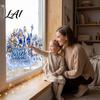 Removable Decorative Decals Static Glass Window Sticker Reusable Electrostatic PVC Decal with Old Man Girl Winter Wonderland Decorations Lamb
