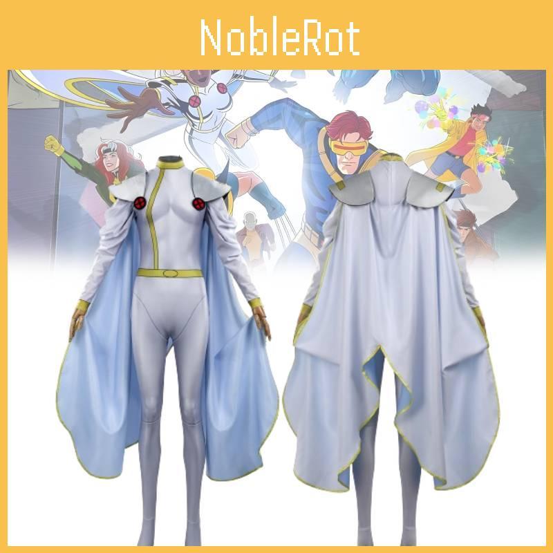 Костюм для косплея Шторм из Людей Икс 97, полный комплект, унисекс, фэнтези, уличная одежда, смесь полиэстера