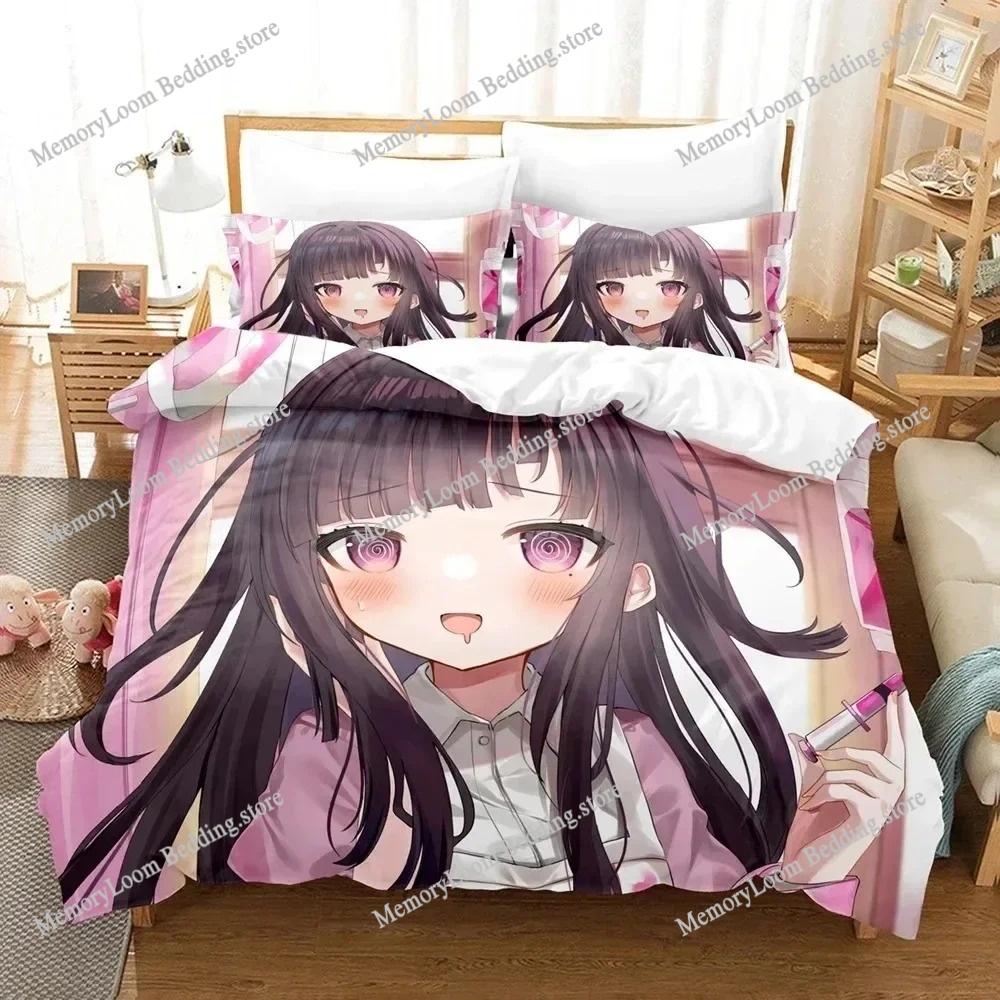 Anime Danganronpa Bedding Set,Duvet Cover Set Comforter Pillowcase,King Queen Twin Size Quilt Cover for Boys Girls Adults