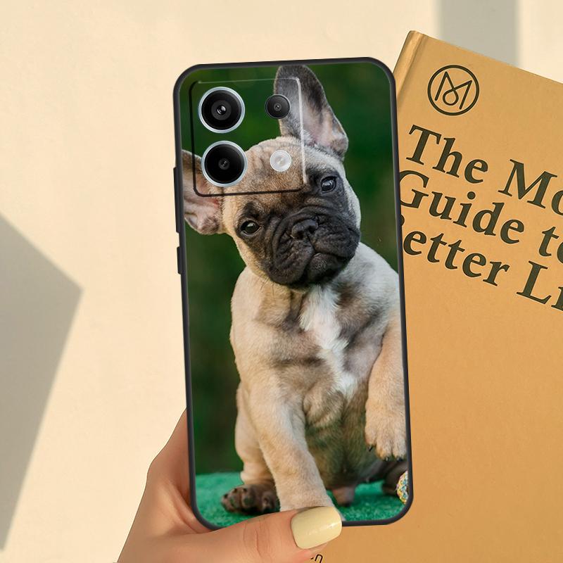 Чехол для телефона French Bulldog Dog для Xiaomi Redmi Note 11 10 12 13 14 Pro 11S 12S Чехол для Redmi 15C 10C 13C 12C 14C 15