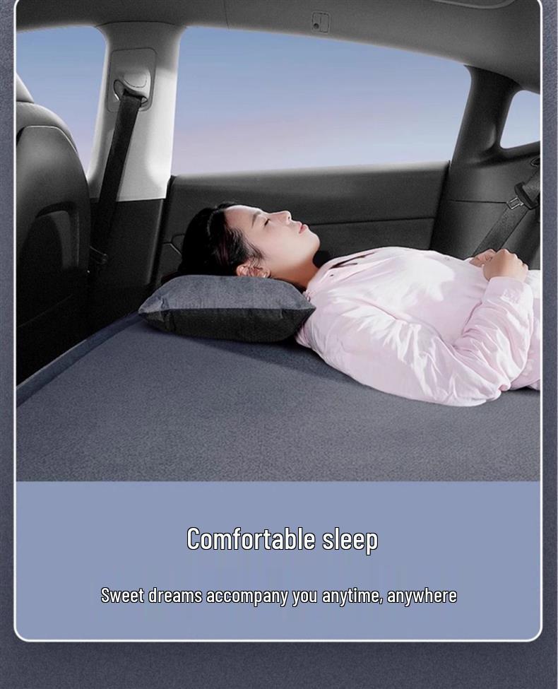 Nissan Qashqai Trunk Inflatable Car Bed - Rear Seat Sleeping Pad for Travel