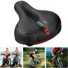 Дышащее велосипедное сиденье Мужское Женское Подушка седла для MTB велосипеда Большое Комфортное сиденье Предупреждение о безопасности для MTB Горного Шоссейного велосипеда