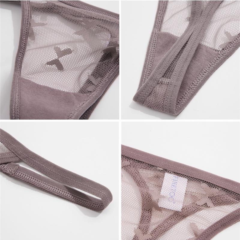 Кружевные стринги, сексуальные трусики для женщин, нижнее белье с низкой талией, быстросохнущие трусы