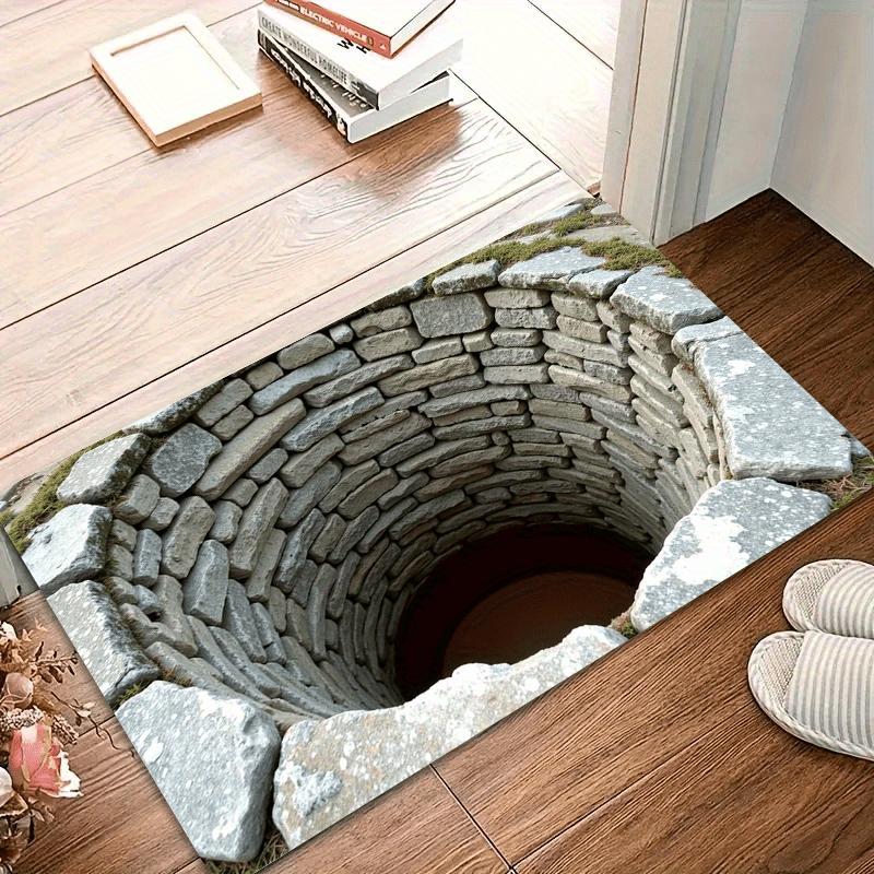 VIKAMA Ужасающая Бездна 3D Ковер Внутренний/Наружный Ванная Кухня Гостиная Напольный Коврик Спальня Комфорт Придверный Коврик Домашний Декор
