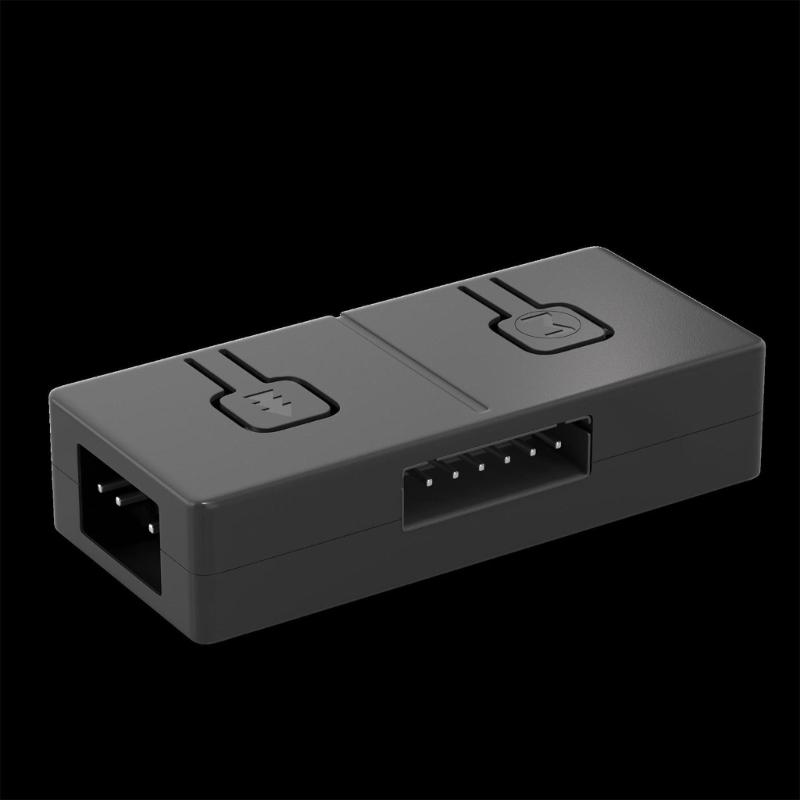 Конвертер 5V 3Pin ARGB в 12V 4Pin ARGB Конвертер 5V ARGB в 12V ARGB Ручной контроллер Передача Вентилятор корпуса
