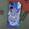 Japanese Hannya Oni Mask Case For Realme C67 C51 C75 C63 C61 C65 C55 C53 C35 C71 11 12 13 14 Pro Plus GT6 GT7 15 Pro
