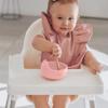 Supply Suctive Bamboo Spoon Toddler Bowl Children Dishes Silicone Dinnerware Food Grade Silicone