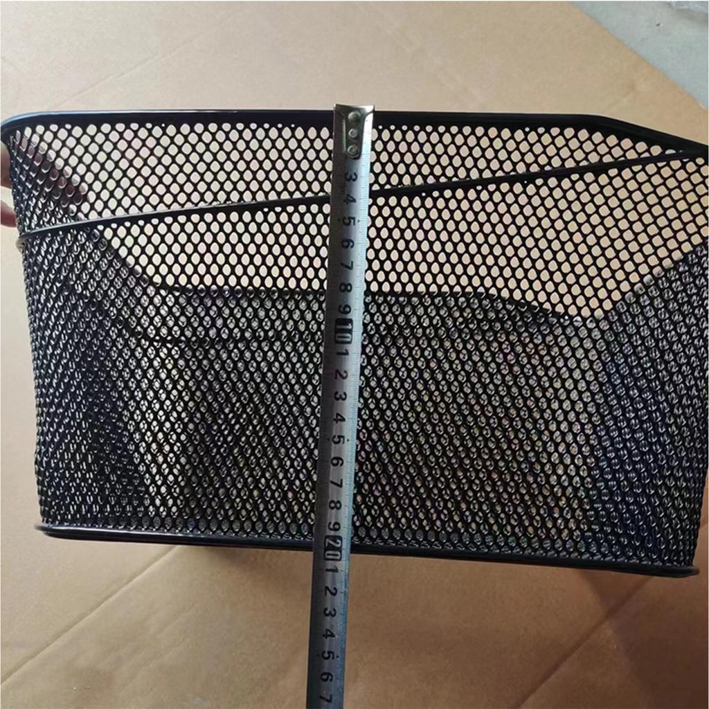 Задняя велосипедная корзина Устойчивая к ржавчине Большая вместимость Металлическая велосипедная багажная полка Для детского велосипеда Электровелосипеда