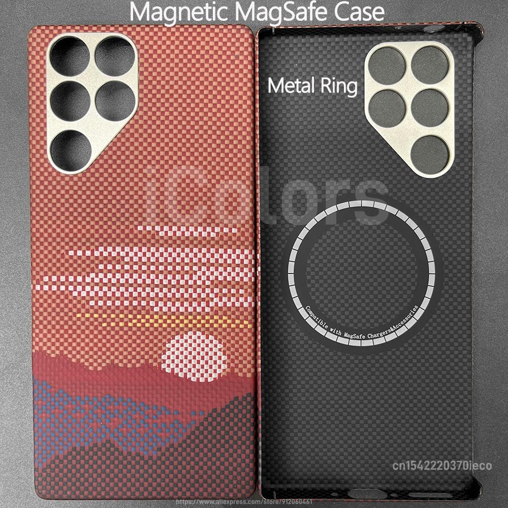 For RedMagic 11S Pro Plus / 11 Pro Plus Aramid Carbon Fiber Case Magnetic with MagSafe Ultra thin Lightweight Protective Cover