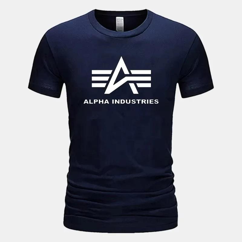 Мужская футболка с принтом, мужская роскошная повседневная хлопковая футболка с короткими рукавами, однотонный летний наряд, уличный топ Y2K