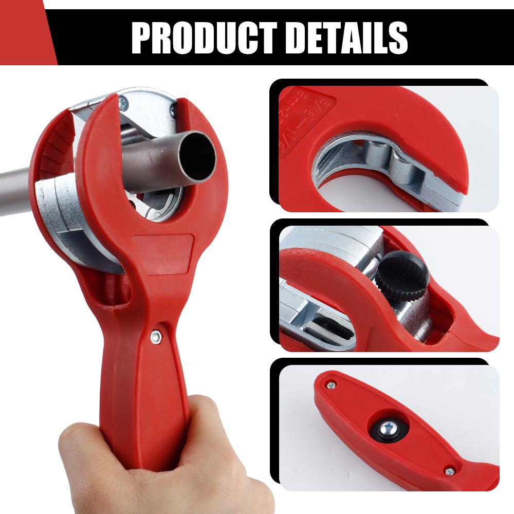 8-29mm Ratchet Tube Cutter, Multi-purpose Cutting Tools for Home Use, Copper Tube Cutter, Aluminum Tube Cutter, PVC Tube Cutter
