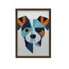Plakat Radosny Jack Russell W Geometrii Plakat Radosny Jack Russell W Geometrii, 50X70 Cm, Rama Aluminiowa Czarna, Papier Matowy 230 Gsm