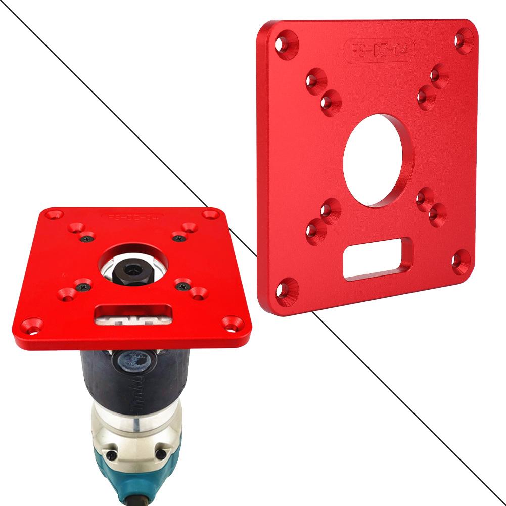 Вставка для фрезерного стола Алюминиевый сплав 6061 Анодное оксидирование Гравировка Пластина для фрезерного стола