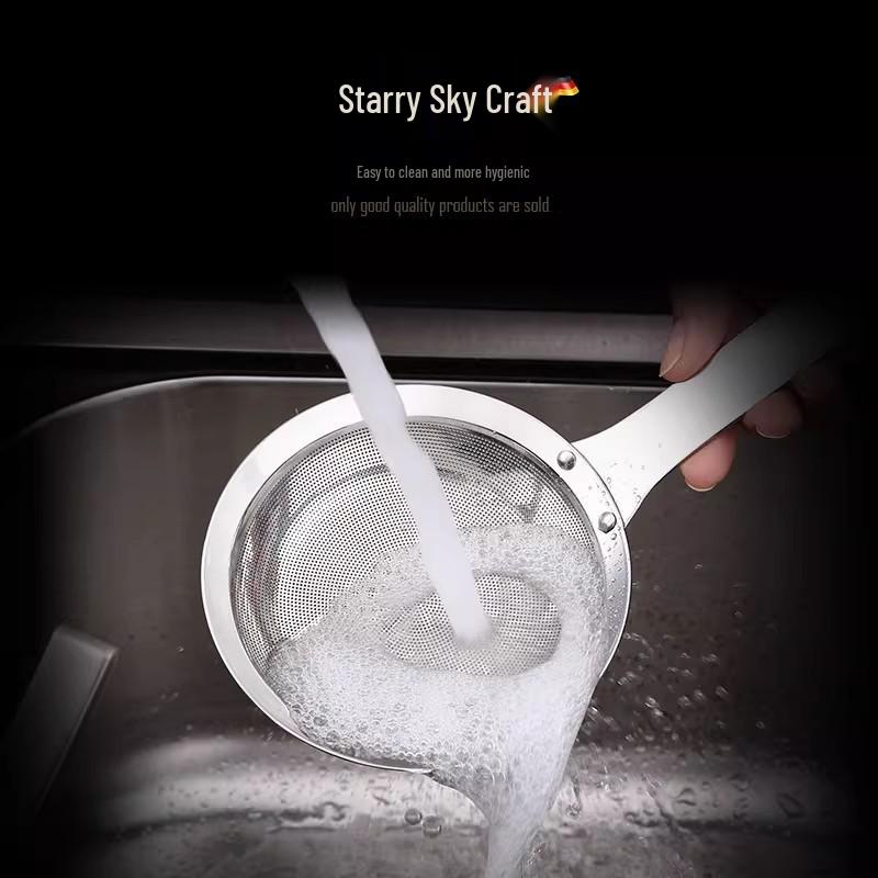 Нержавеющая ложка-шумовка San Si Steel® 304 - Кухонное сито и сепаратор для масла
