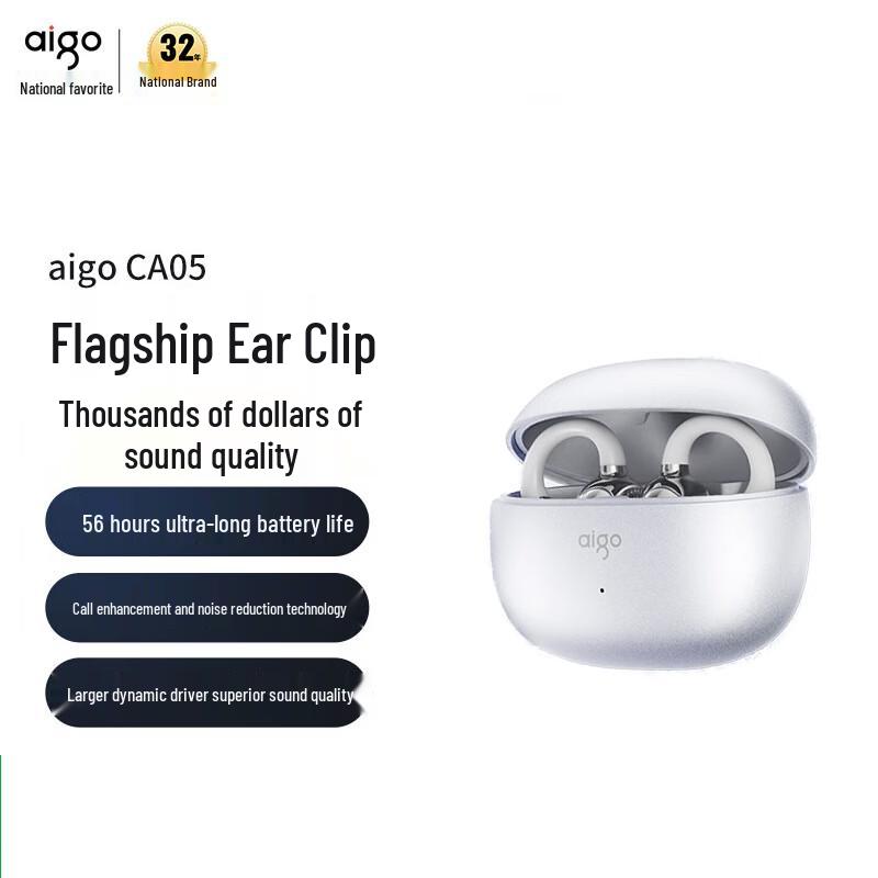 Беспроводные спортивные наушники aigo CA05 с открытым дизайном и костной проводимостью