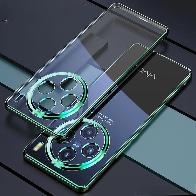 Для Vivo X200 Pro Чехол для телефона с гальваническим покрытием Для Vivo X 200 X200Pro Mini Lens All-inclusive Silicone Soft Shell Back Cover Cases