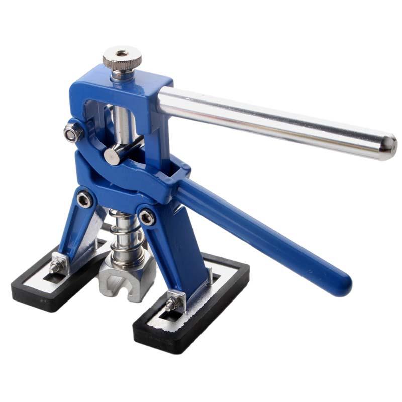 Набор инструментов для ремонта вмятин на автомобиле с экстрактором-присоской и 18 прокладками для устранения повреждений листового металла и града.