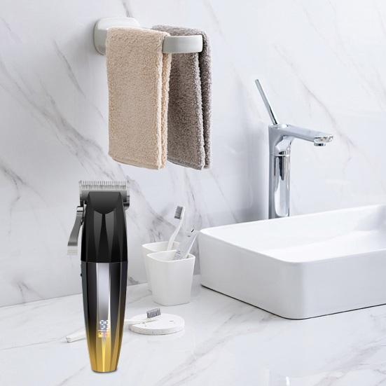 1 комплект, профессиональная электрическая машинка для стрижки волос, регулируемая режущая головка, мощная тихая машинка для стрижки волос для домашнего бритья