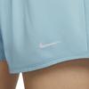Nike Dri-FIT One Mid-Rise Lined Comfortable Three-Quarter Casual Shorts Women Shorts Denim-Blue Green DX6011-464