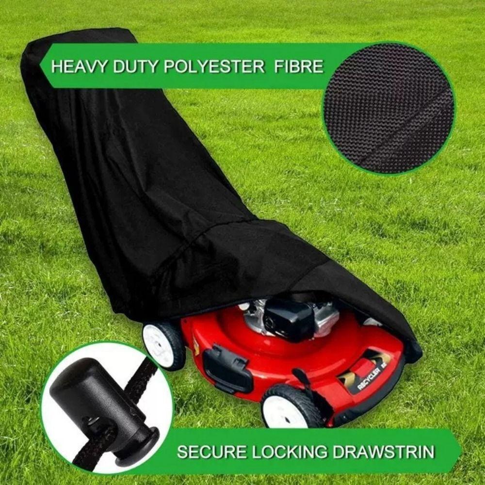 Oxford Cloth Push-type Lawn Mower Cover Waterproof Heavy-duty Mower Cover Snow Blower