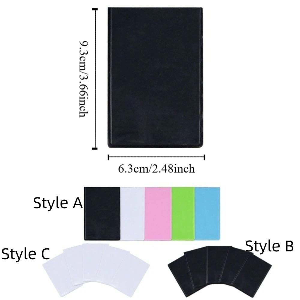 5 шт. Сумка для фото 3-дюймовые магнитные фоторамки Пластиковые многоразовые мини-фоторамки Декоративные цветные кармашки для фото Школьный шкаф