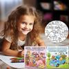 Cute Cartoon Coloring Book GIRL MOMENTS Educational Paperback Stress Relief Painting Gift Doodles Book for Adults And Teens