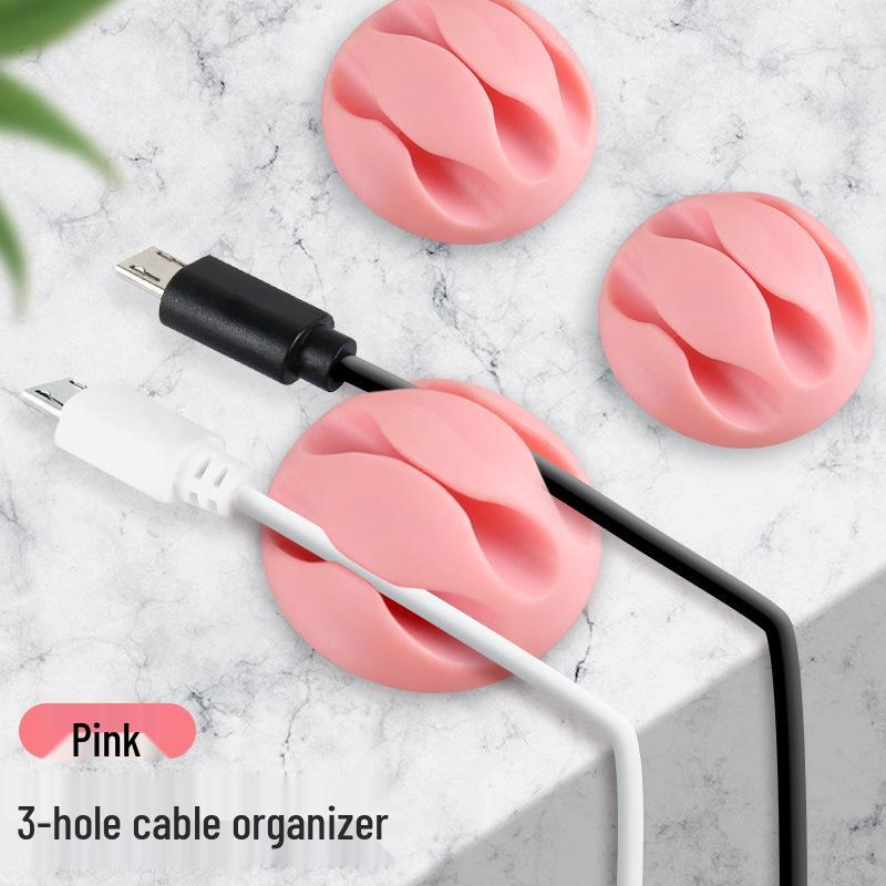 Desktop Cable Organizer and Earphone Storage Clip