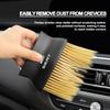 Car Interior Cleaning Soft Brush Dashboard Air Conditioner Outlet Detail Brush For SEAT Leon 5f Ibiza 6l 6j Leon 1p Altea Xl Leon