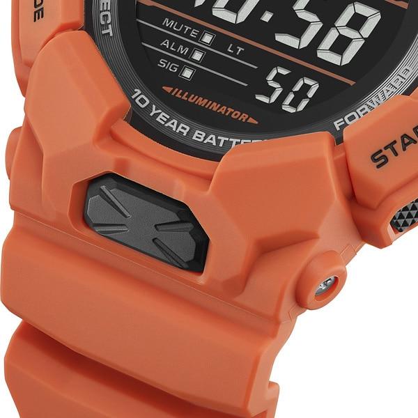 Casio Мужские часы G-SHOCK GD-010-4JF [G-SHOCK 10-YEAR BATTERY SERIES] Круглые часы Orange Digital
