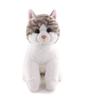 House Animal Series Cat White Grey Stuffed Toy