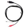 1.5m Black USB To RCA Cable Lead for PC TV Video Adapter Conversion Line AV Cable Audio