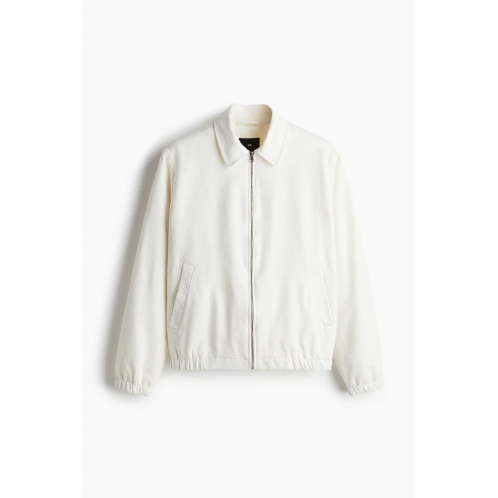 H M Regular Fit deniM Jacket wHite