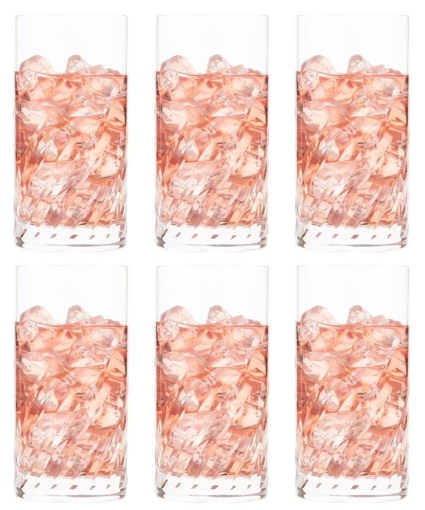 Toyo Sasaki Glass Tumbler Glass Trough Tumbler 310ml Set of 6 Made In Japan Dishwasher Safe Glass Cup Beer Glass Highball Glass Sour Glass Chuhai