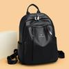 Autumn and Winter New Soft PU Women's Backpack Classic Black Fashion Internet Celebrity Ladies Casual Shoulders Bag Lightweight High Capacity Handbags