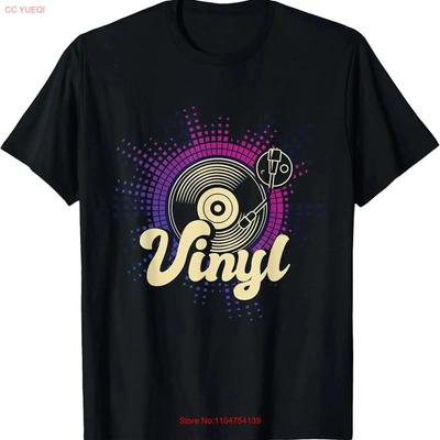 Любитель виниловых пластинок Музыкальный энтузиаст Проигрыватель RPM Футболка винтажная Стирка homme Мягкая Дышащая Удобная Слегка унисекс