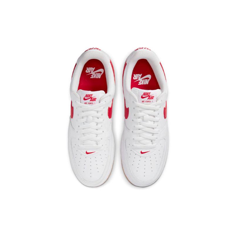 Nike Air Force 1 Low 'Color Of The Month White University Red' Sneakers DJ3911-102
