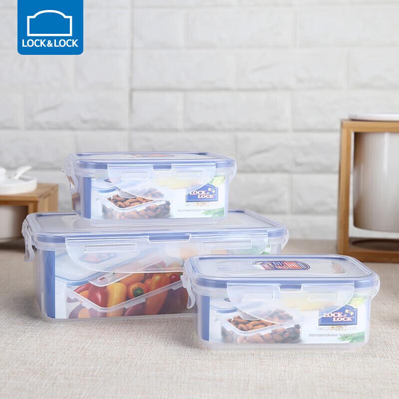 Lock & Lock Plastic Food Storage Container Set