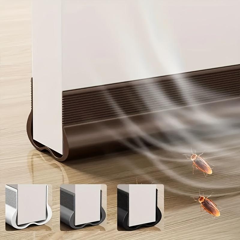 Гибкая уплотнительная лента для нижней части двери, звукоизоляция дверного зазора, ветро- и пыленепроницаемый уплотнитель, лента для защиты от сквозняков под дверью