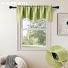 1PC NAPEARL Solid Color Versatile Waveform Curtain Window Decoration Short Curtain for Living Room Small Window
